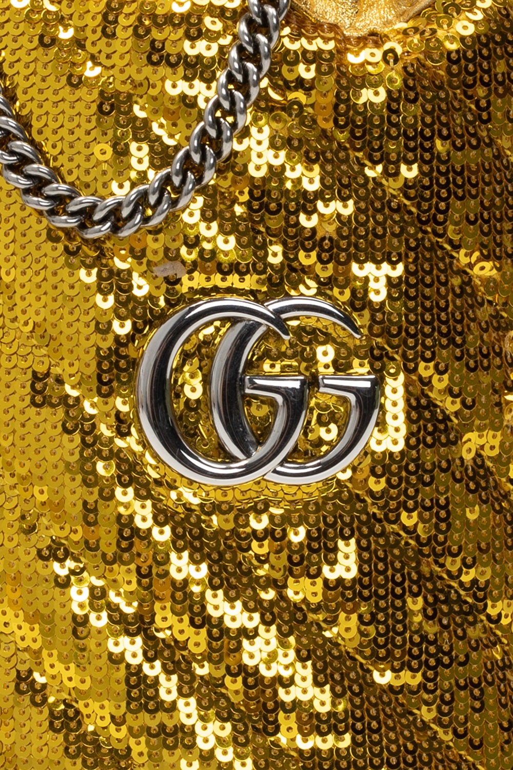 gucci Black ‘GG Marmont’ quilted shoulder bag